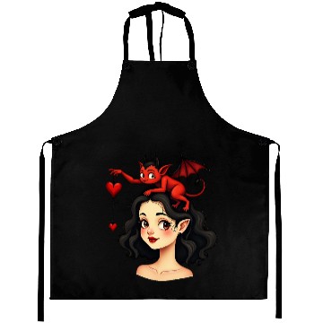 Discover Love devil Aprons