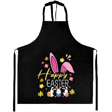 Discover Happy Easter Sayings Egg Bunny Aprons
