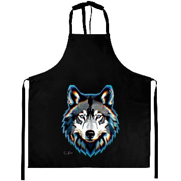 Discover Wolf head 6 Aprons