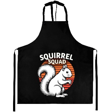 Discover Squirrel Squad Funny Lover Aprons