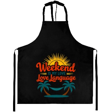 Discover Weekend Love Aprons