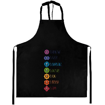 Discover Chakra Meditation Mandala Design Aprons