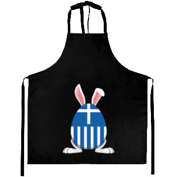 Discover Rabbit Bunny Greece Flag Greek Flag Aprons