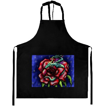 Discover Dragon Sleeping On Rose Aprons