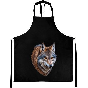 Discover Wolf head 9 Aprons