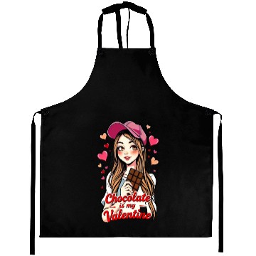 Discover Chocolate - is my Valentine Aprons