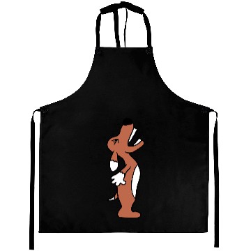Discover Dog Angry Upwards Roaring Loud Barking Yapping Fun Aprons