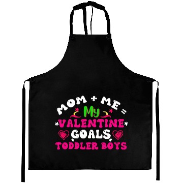 Discover Mom Me Valentine Goals Toddler Boys Aprons