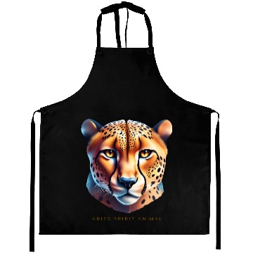 Discover Aries Spirit Animal Cheetah Aprons