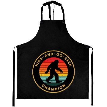 Discover Bigfoot hide and seek Aprons