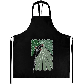 Discover Green Flower Aprons