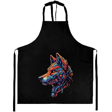 Discover Wolf head 15 Aprons
