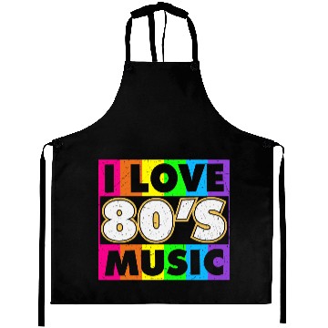Discover Retro 80s Style design – Perfect for Nostalgia Fa Aprons