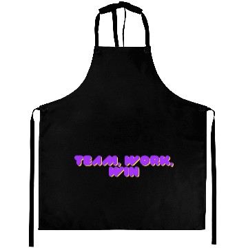Discover team, work, win team spirit Aprons