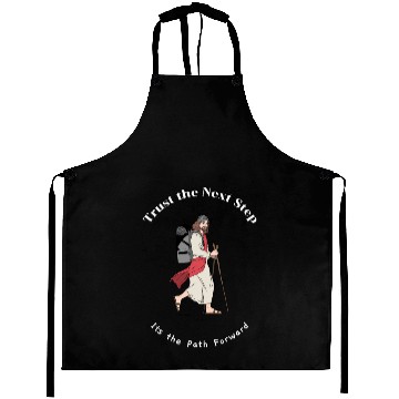 Discover Trust the Next Step its the Path Forward Religious Aprons