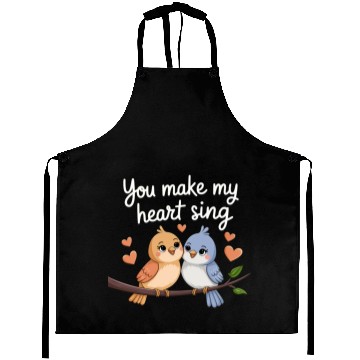 Discover You Make My Heart Sing Aprons