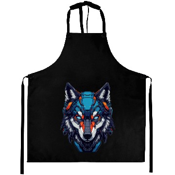 Discover Wolf head 23 Aprons