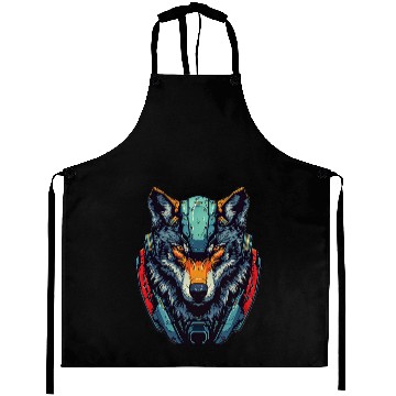 Discover Wolf head 24 Aprons