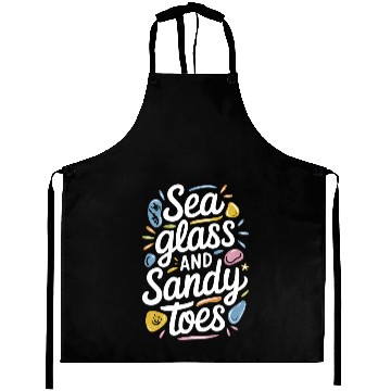 Discover Sea Glass Hunters Collecting Ocean Treasures Aprons