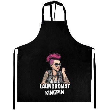 Discover Laundromat Kingpin - Punk Rock Girl Aprons