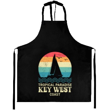 Discover Florida TROPICAL PARADISE KEY-WEST COAST Aprons