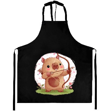 Discover Not Today Cupid Funny Anti-Valentine's Day Aprons