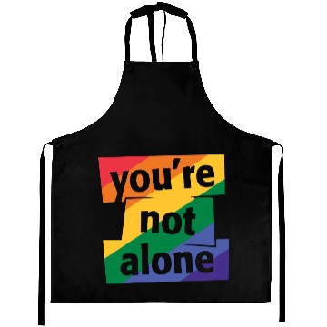 Discover You are Not Alone Rainbow Aprons
