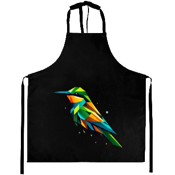 Discover colorful geometric bee-eater bird Aprons