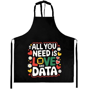 Discover All You Need Is Love and Data Teacher Aprons