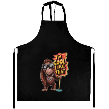 Discover I m Cool like that Monkey Aprons