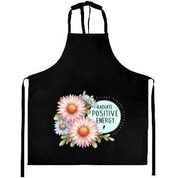 Discover Radiate Positive Energy: Daisy and Bloom Art Aprons