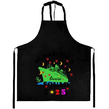 Discover St. Patrick's day Cruise Squad 2025 Aprons