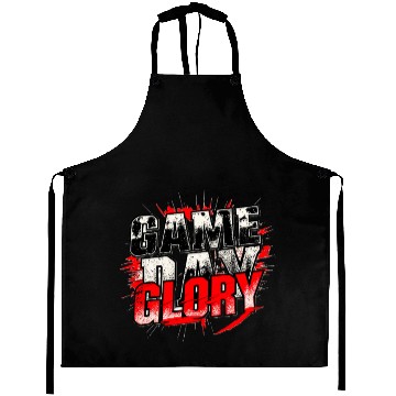 Discover Game Day Glory Intense Bold Sports Design Aprons