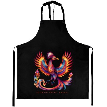 Discover Scorpio Spirit Animal Phenix Alebrije Male Aprons