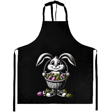 Discover Easter Bunny's Green Surprise - Cannabis and Egg Aprons