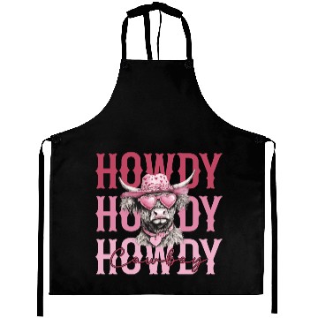 Discover Highland cow - Howdy Cowboy Aprons