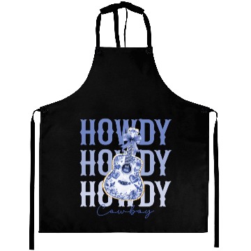 Discover Howdy Cowboy Guitar Aprons