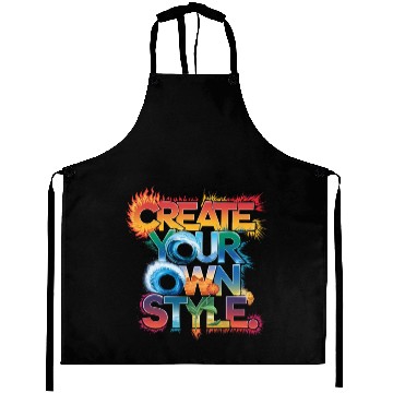 Discover Create Your Own Style" - Unique and Creative Desig Aprons