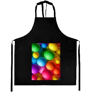 Discover Vibrant Multi Colored Spheres Aprons