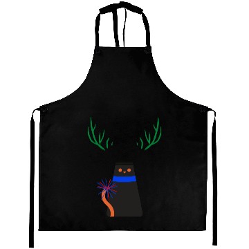 Discover Cat with deer antlers Aprons