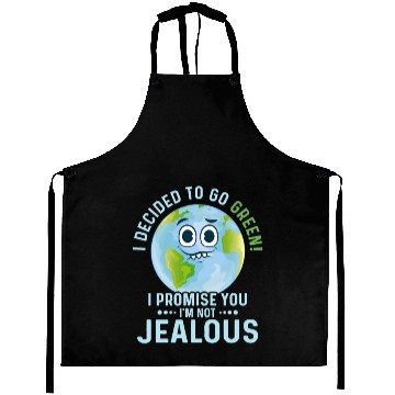 Discover I Decided To Go Green Planet Earth Day Aprons