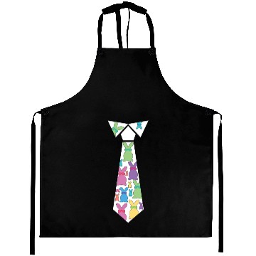 Discover Rabbit And Bunny Happy Easter Funny Tie Aprons