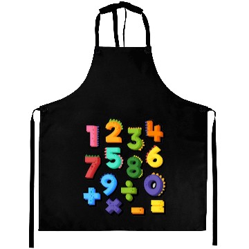 Discover Funny Numbers Day Maths Back To School Teacher Kid Aprons