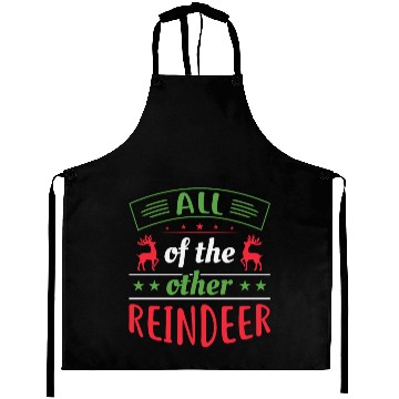 Discover All of the Other Reindeer - Funny Christmas Design Aprons