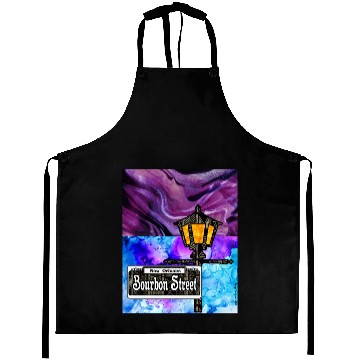 Discover Purple Bourbon Street Lamp Post Aprons