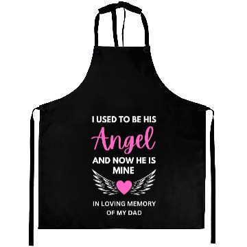 Discover my dad is my angel Aprons