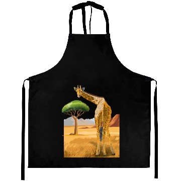 Discover Giraffe looks friendly Aprons