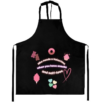 Discover Who needs a Valentine When You have Snacks and Sel Aprons