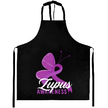 Discover Lupus Awareness Butterfly Embrace Aprons