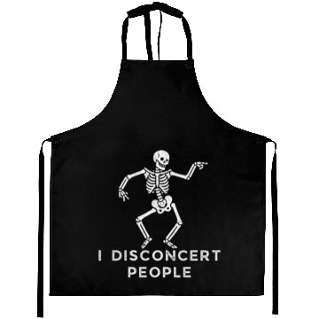 Discover "I Disconcert People" Dancing Skeleton (Light) Aprons